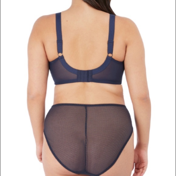 NWOT ELOMI 38K Charley underwire bra navy - Picture 7 of 9